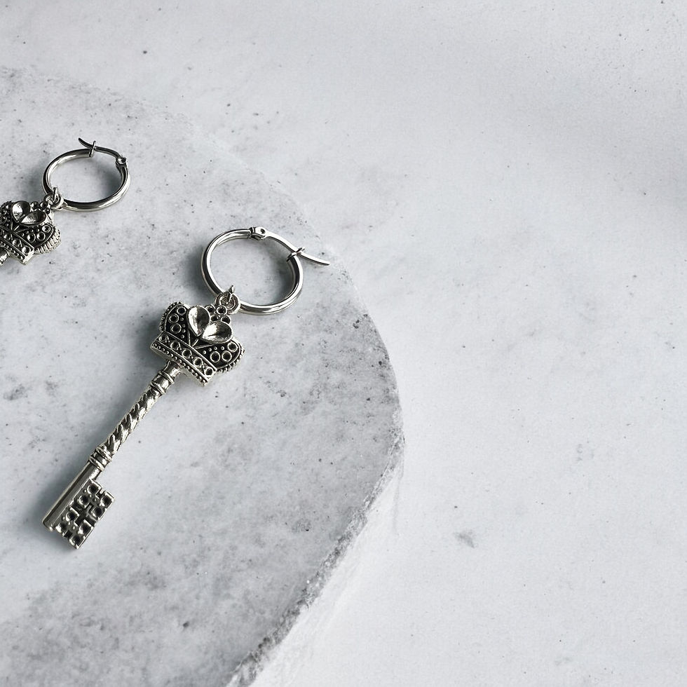 Key earrings