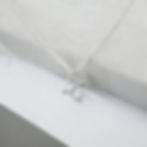 Bow and arrow necklace silver