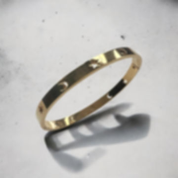 Moon and star bangle