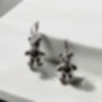 Thumbnail: Zoey - Large Teddy Bear Earrings