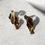 Miniatura: Maxine - Crushed Metal Statement Earrings