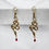 Thumbnail: Farrah - Ancient Teardrop Snake Earrings