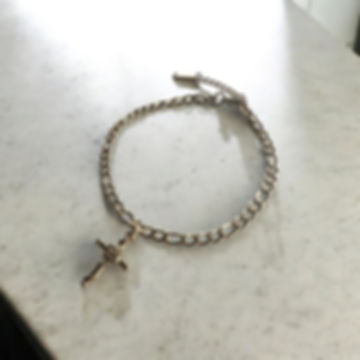 Cross anklet