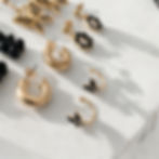 Huggie charm earrings
