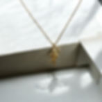 Cupid necklace gold