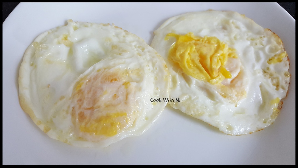 Sesame Oil Sliced Pork with Fried Eggs