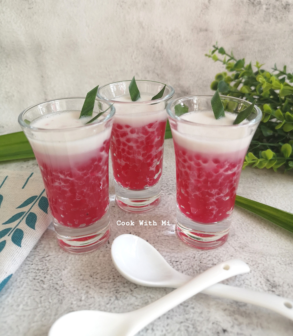 Sago Coconut Milk Dessert