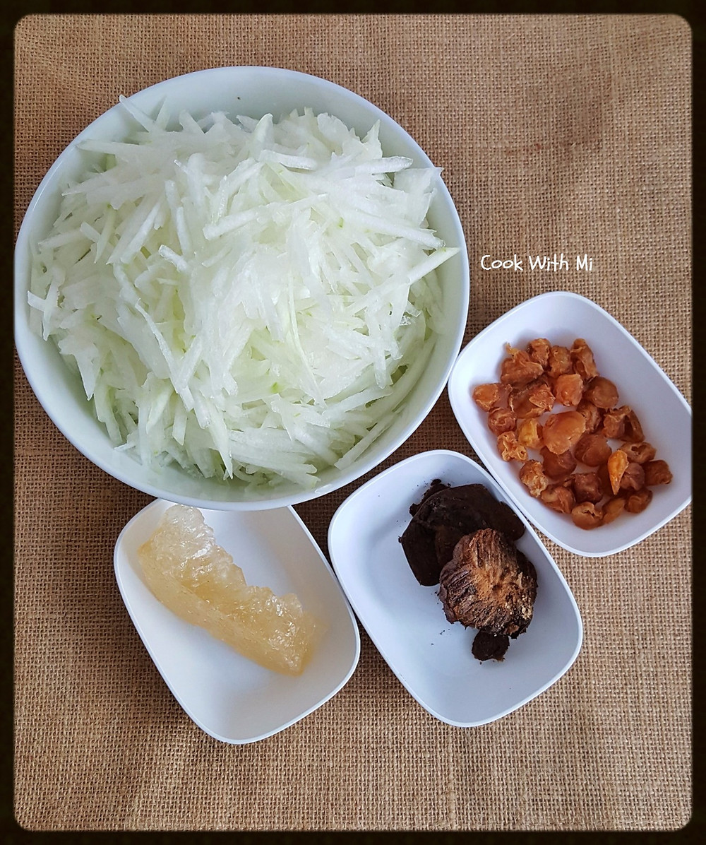 Wintermelon Dried Longan Lo Han Guo Dessert