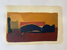 1/1 'under the sun', lithography print, mix media, 2021
