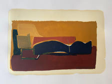 1/1 'under the sun', lithography print, mix media, 2021