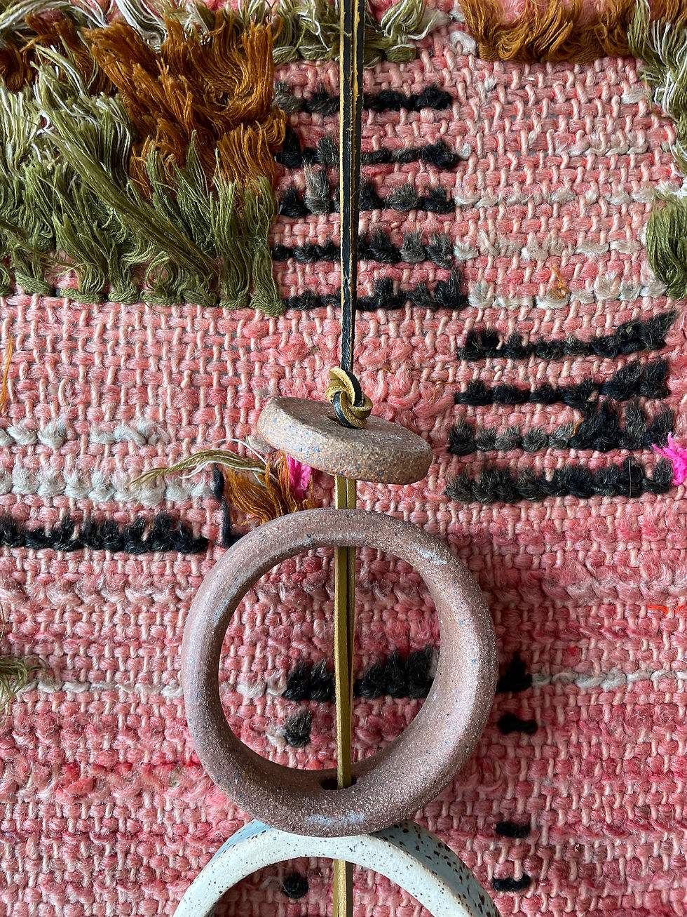 Thumbnail: Ceramic Circle Wall Hanging