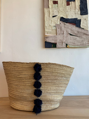 Pom Pom Laundry Basket Merchant