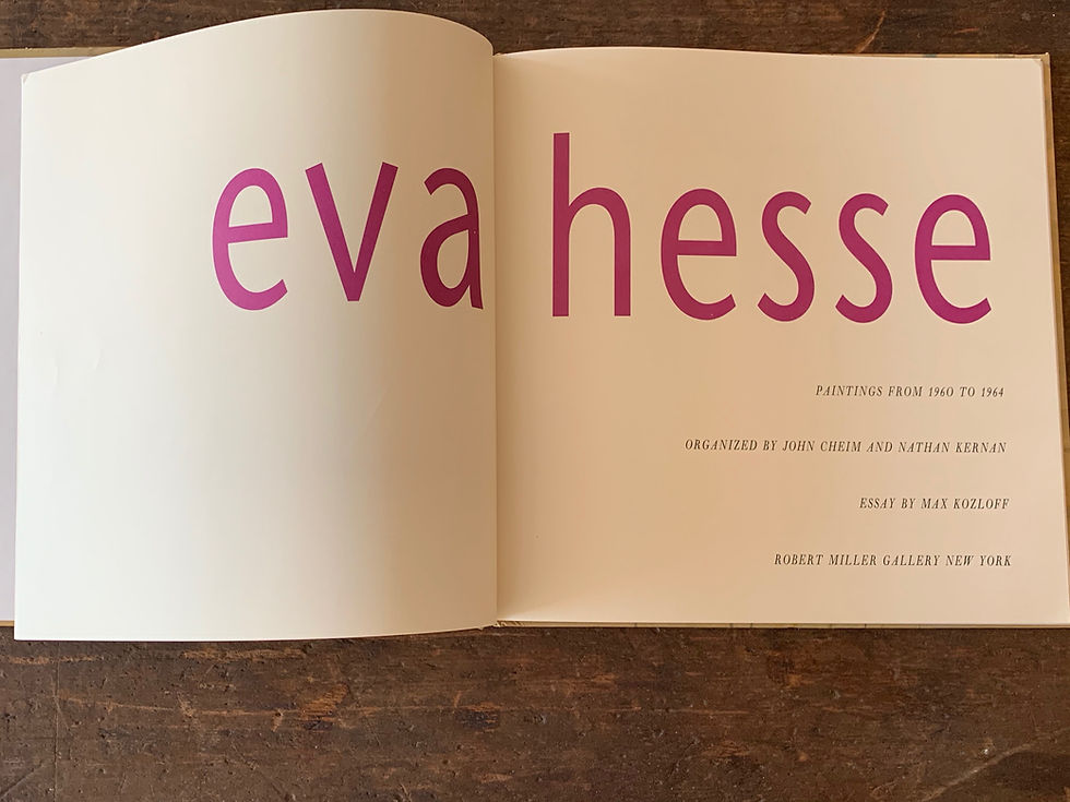 Thumbnail: Eva Hesse - Paintings
