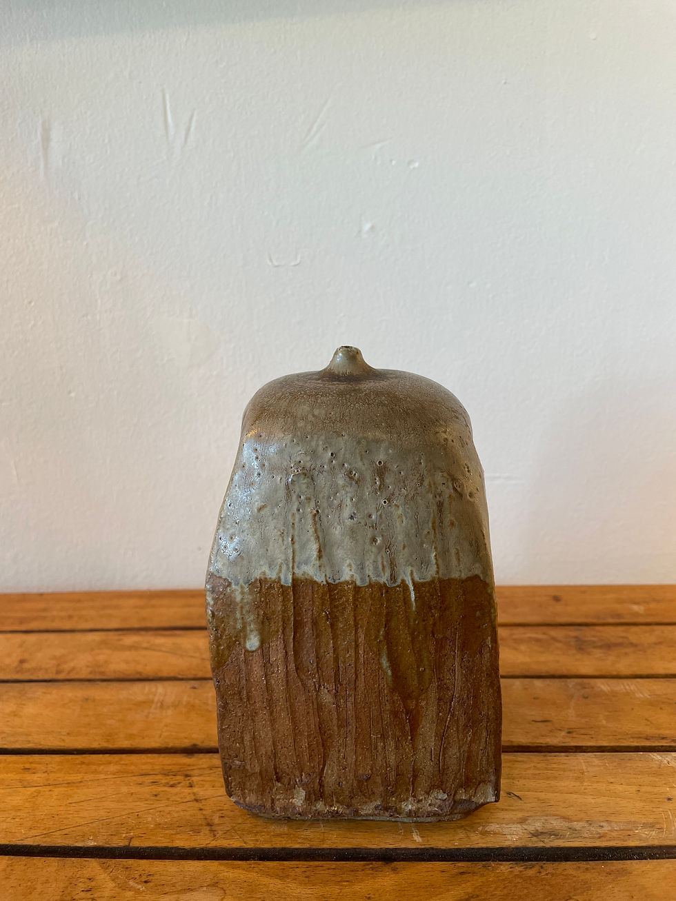 Thumbnail: Ceramic Stoneware Abstract Bud Vase