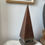 Thumbnail: Brass Hand Hammered Triangle Sculpture