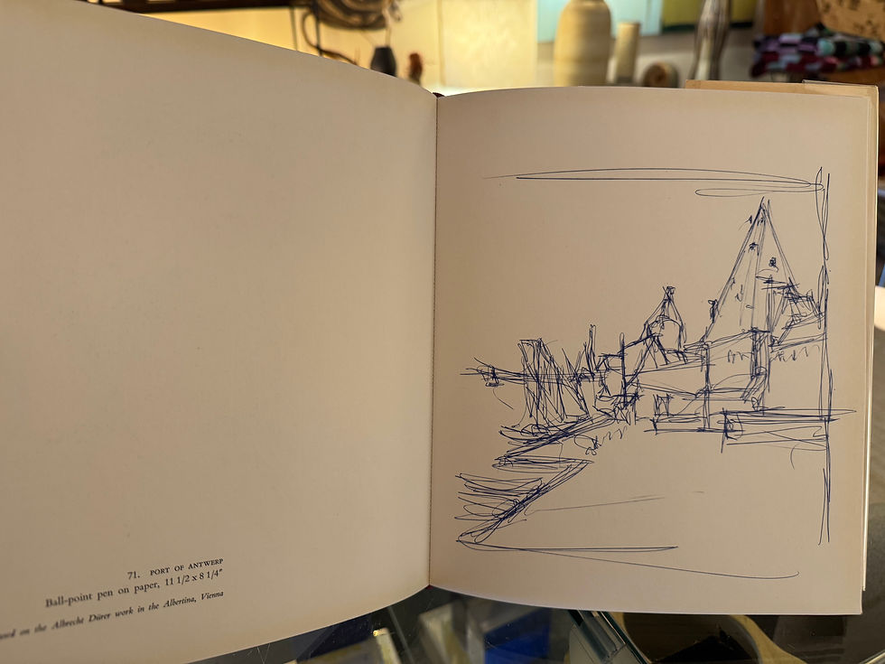 Thumbnail: Giacometti:  A sketchbook of interpretive drawings
