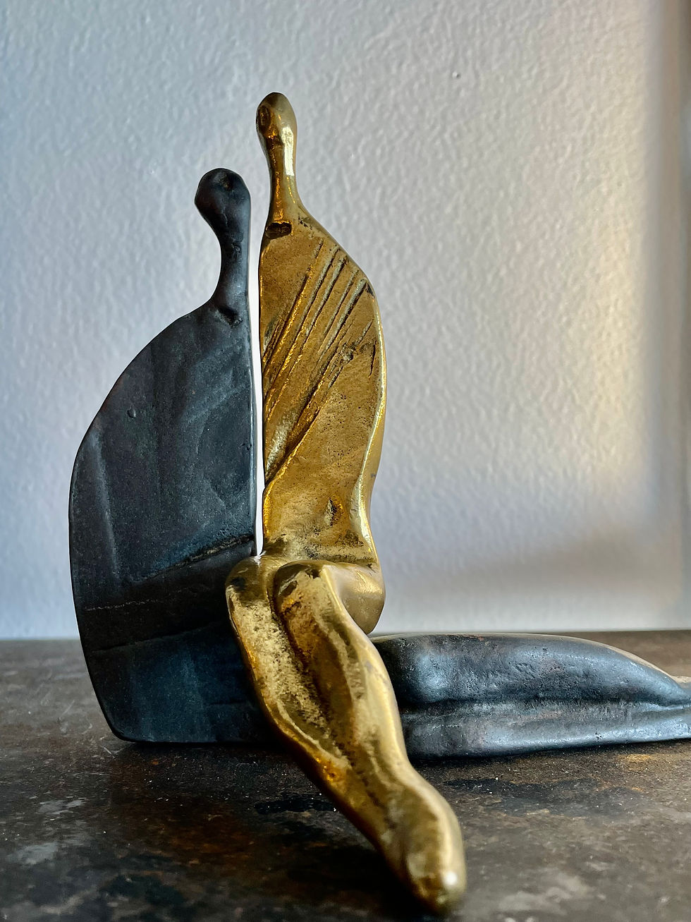 Thumbnail: Bronze & Brass Mordernist Couple