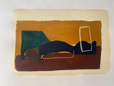 1/1 'under the sun', lithography print, mix media, 2021