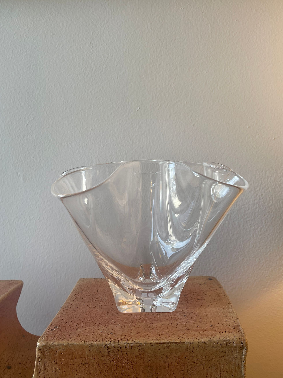 Thumbnail: Steuben Handkerchief Glass Vase / Bowl