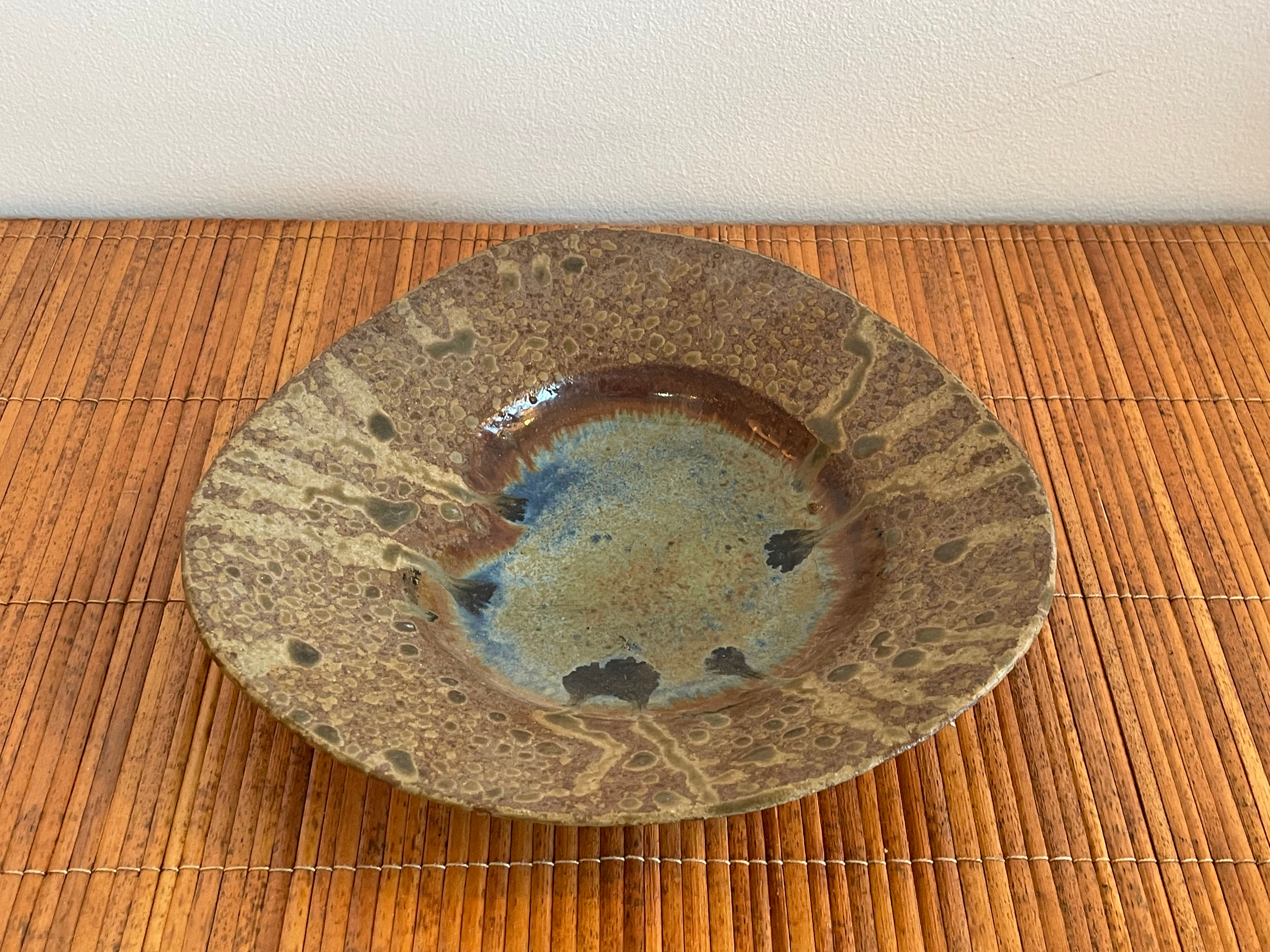 Ceramic Blue Small Plate