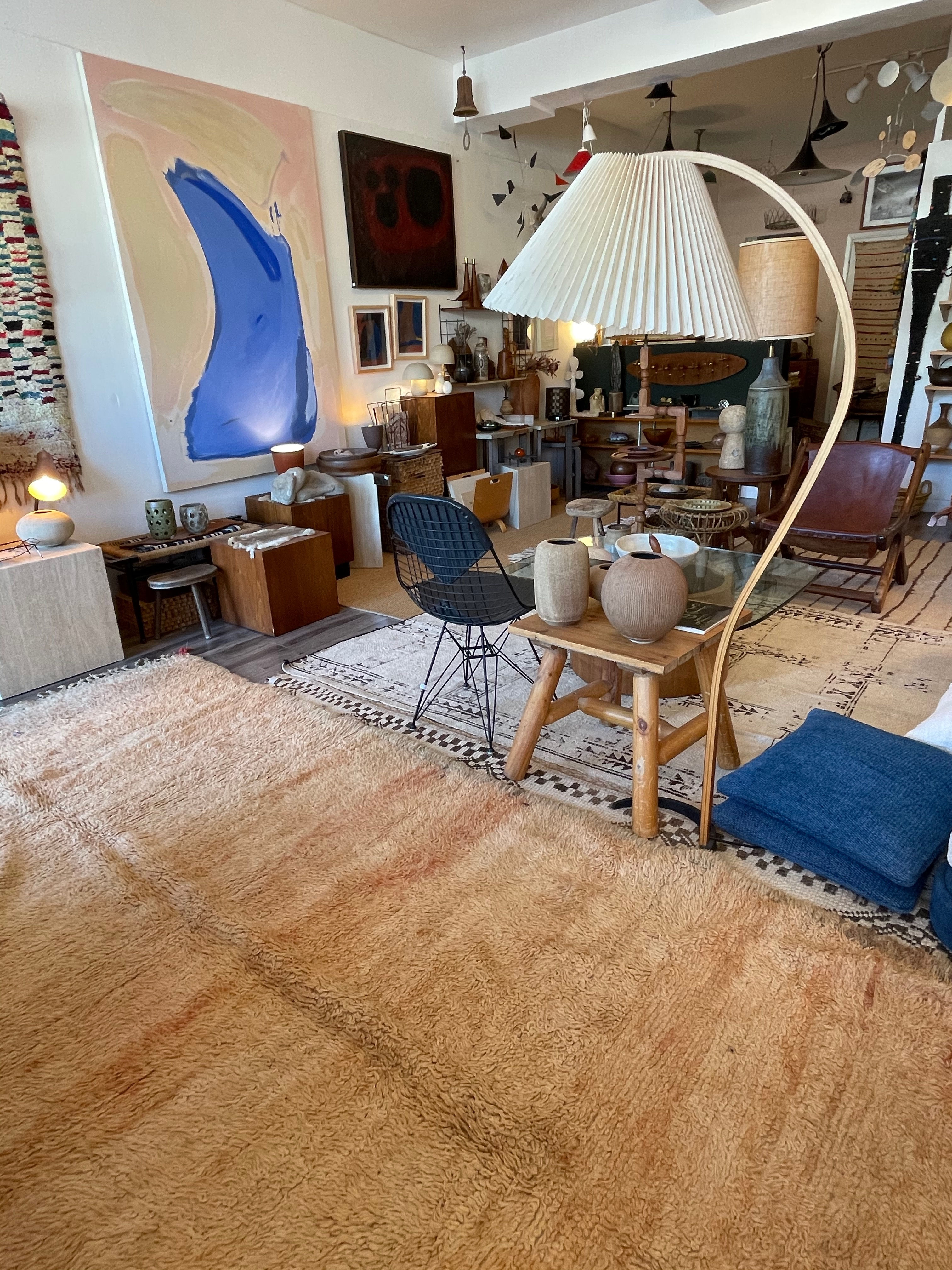 Peach Large Benimiguild Moroccan Rug