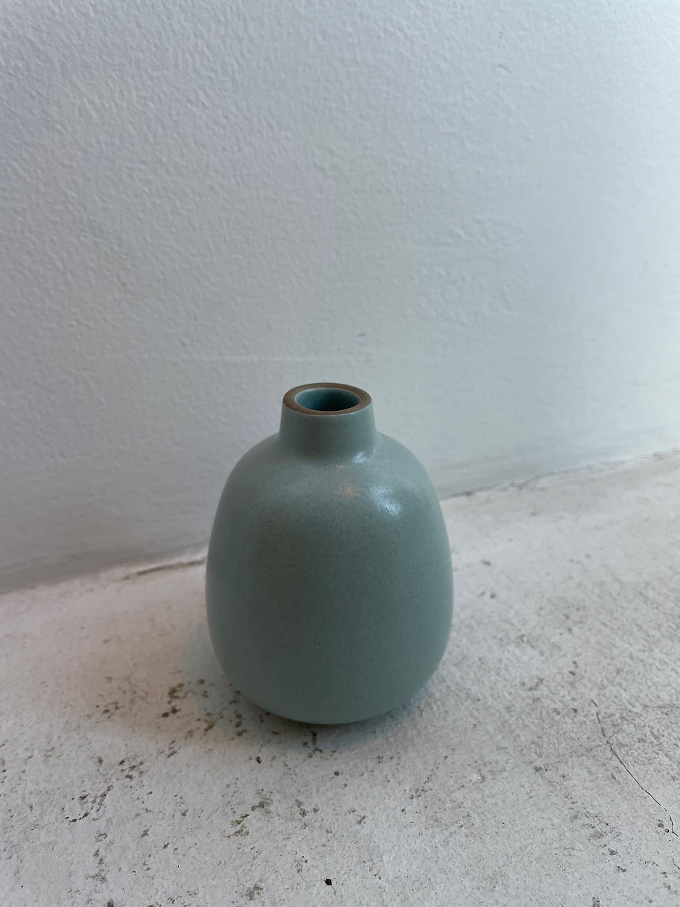Vintage Ceramic Blue 'Heath' Budvase