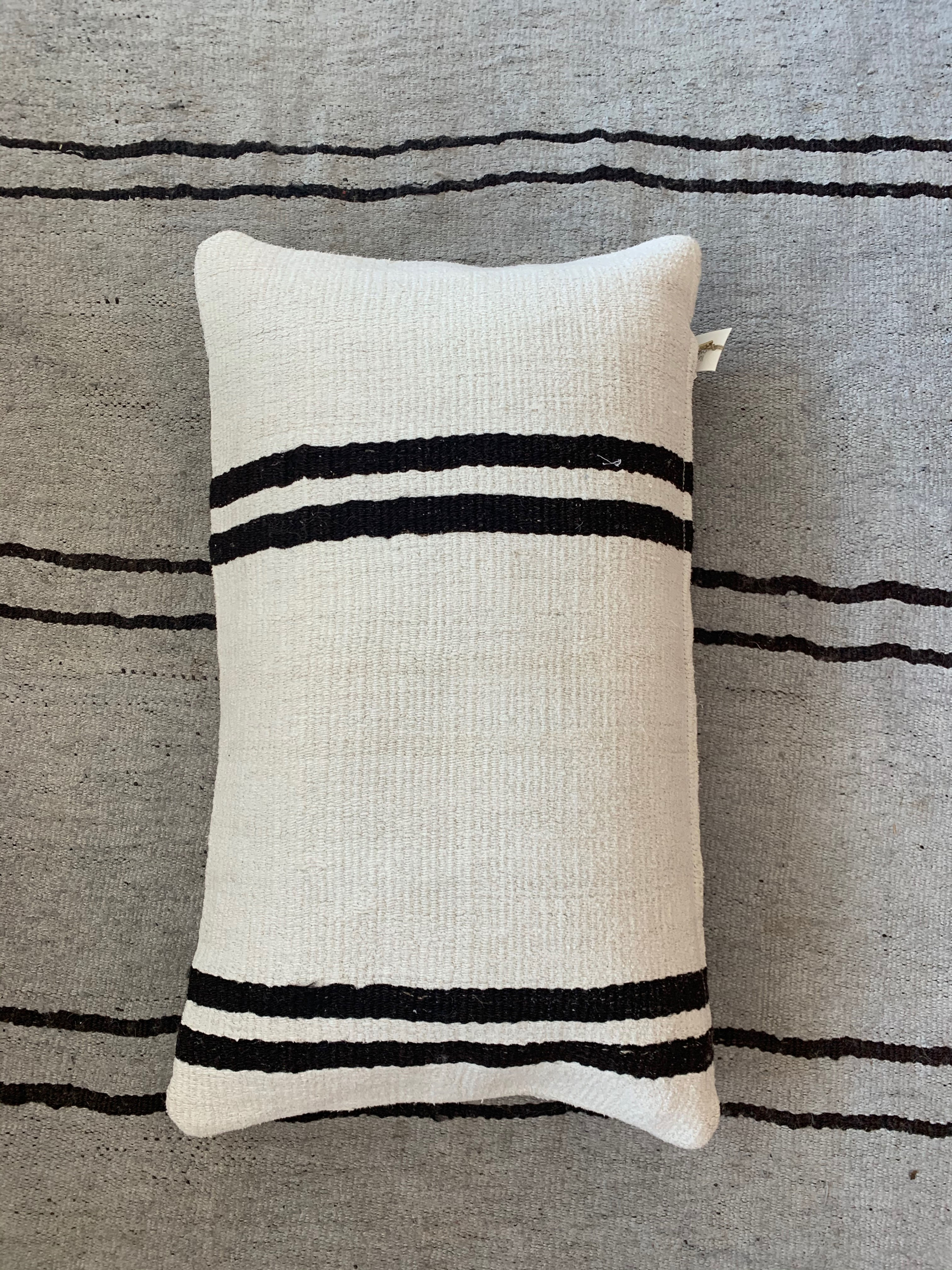 Stripe Hemp Turkish Pillow