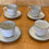 Thumbnail: Danish Ceramic Tea Cups & Saucer