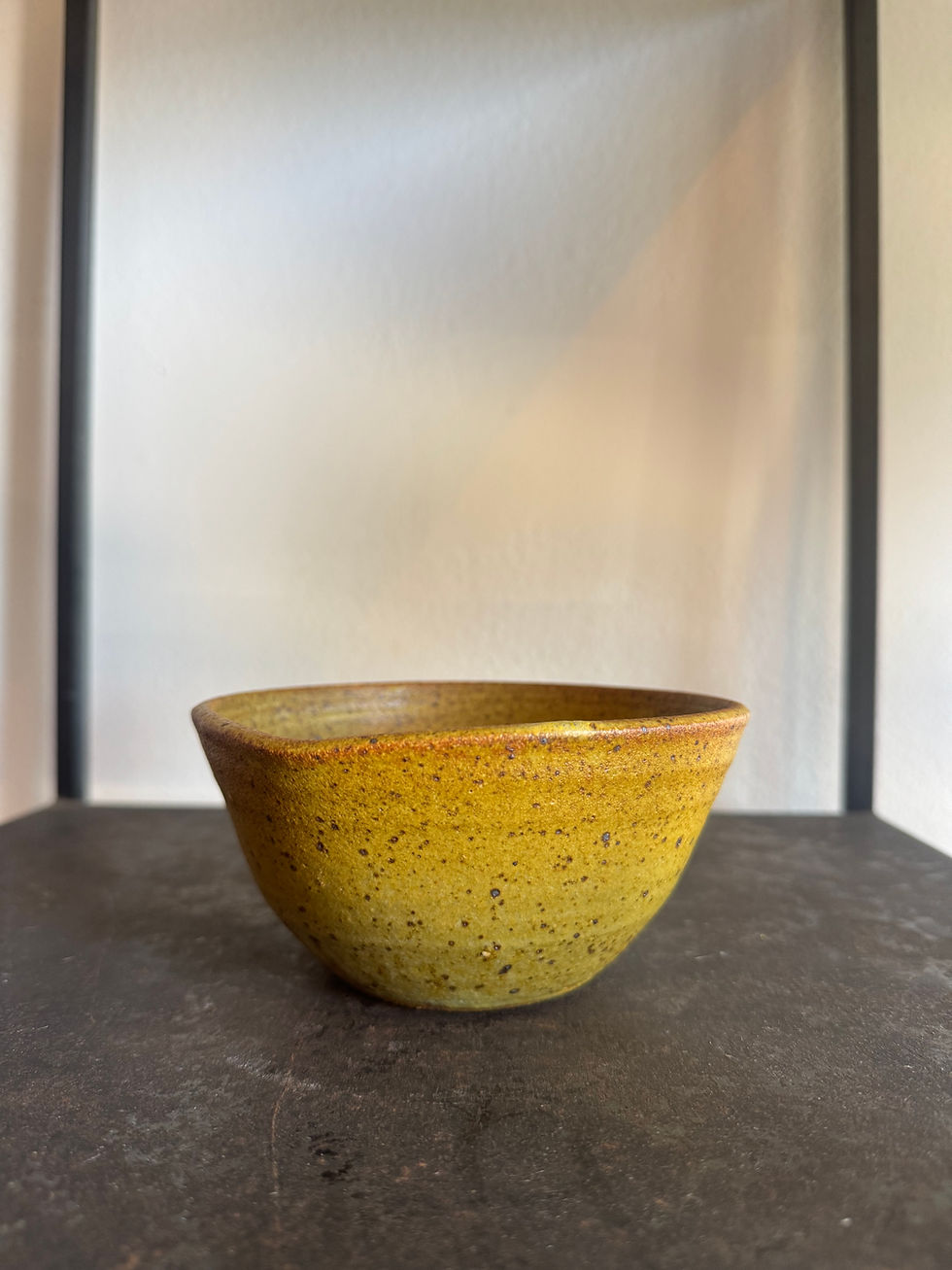 Thumbnail: Mustard/ Earthtone Matcha Serving Bowl
