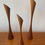 Thumbnail: Set of 3 Danish Wooden Candleholders