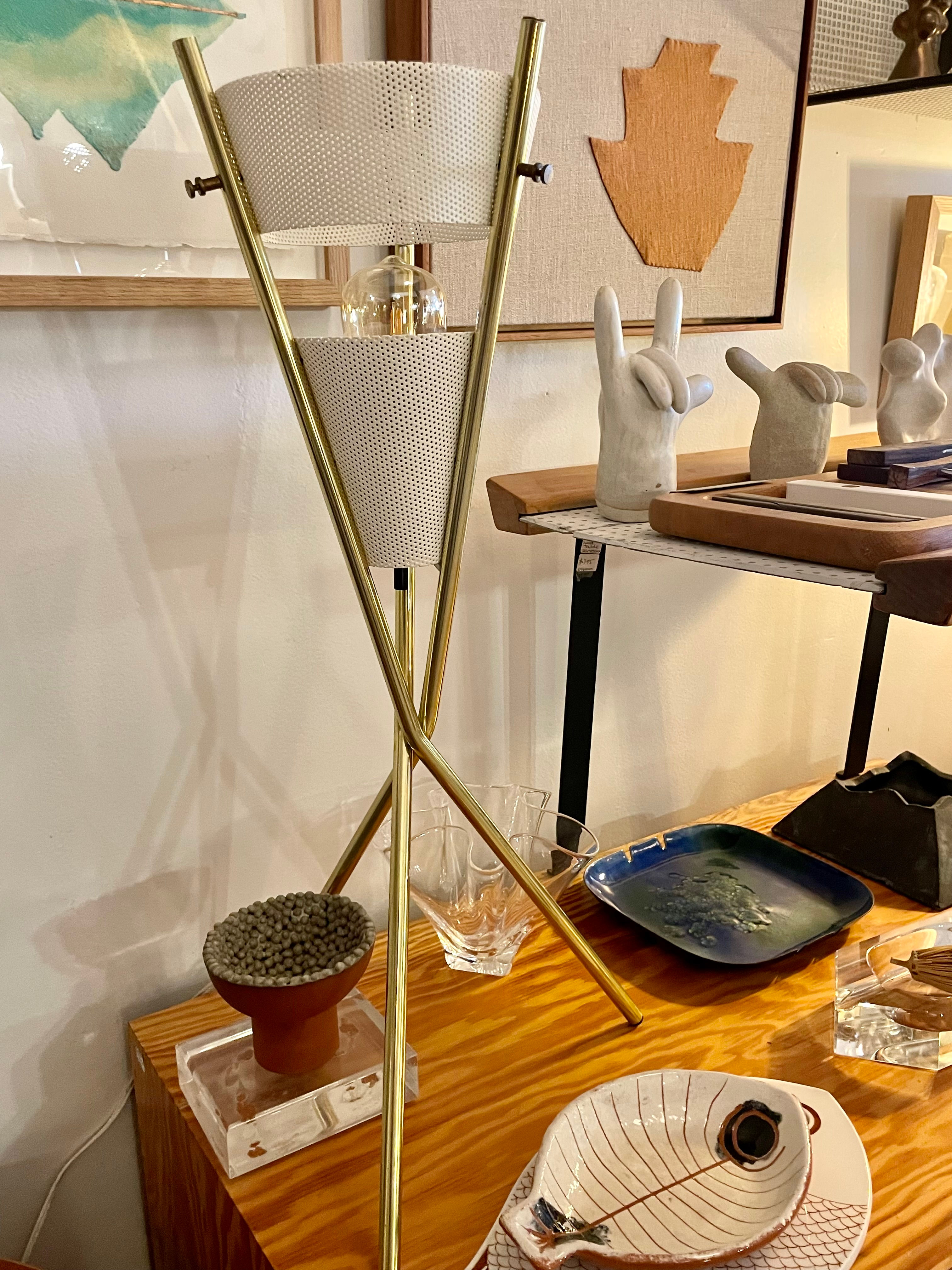 MCM Gerald Thurston Tripod White Lamp