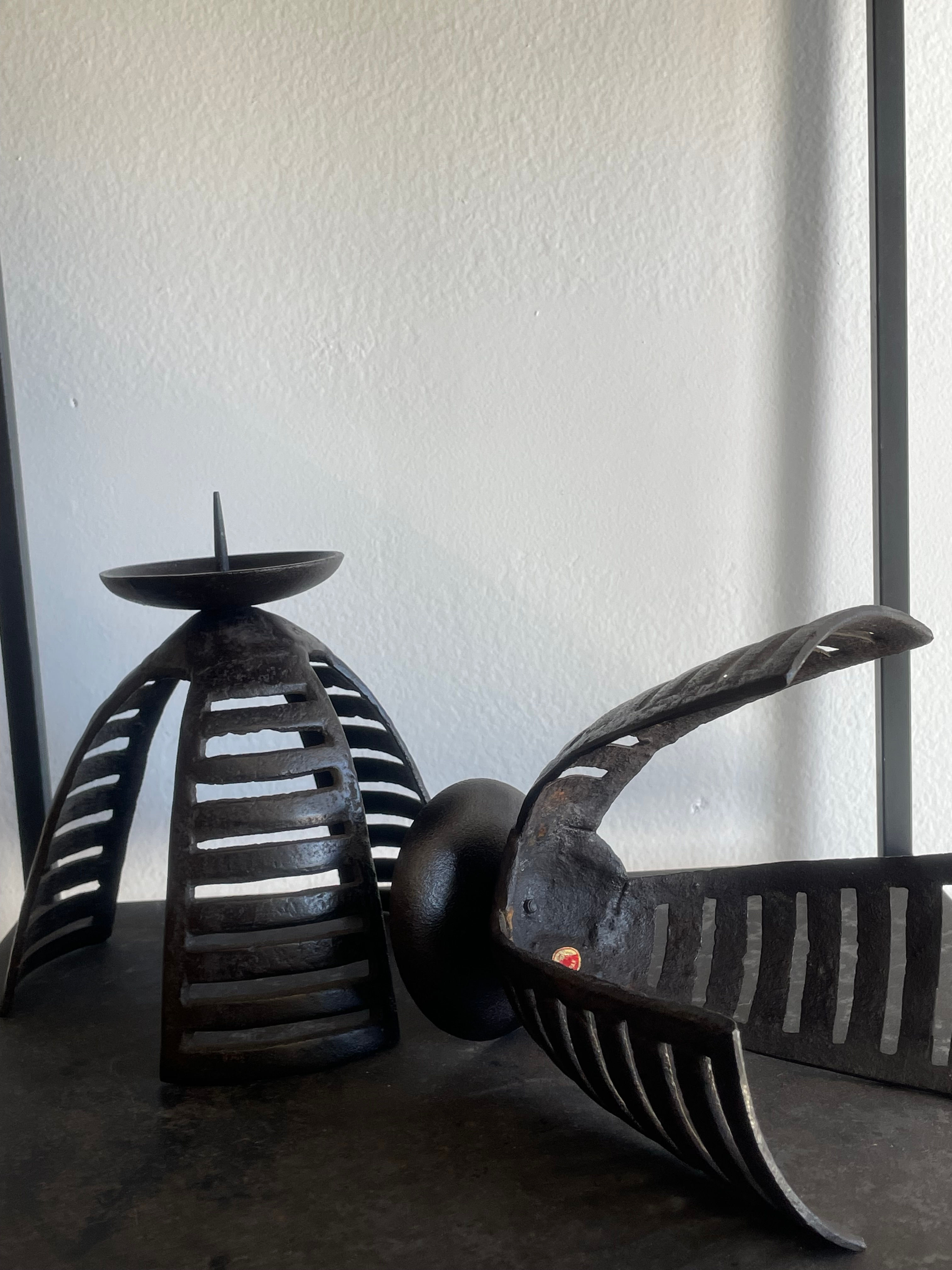 Vintage Iron Candleholder