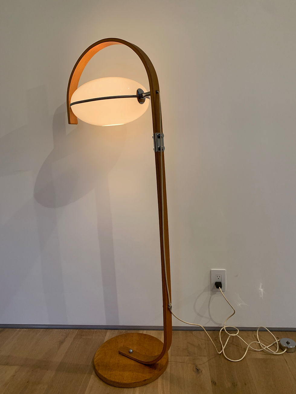Thumbnail: Futurist Bentwood Floor Lamp