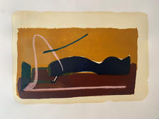1/1 'under the sun', lithography print, mix media, 2021