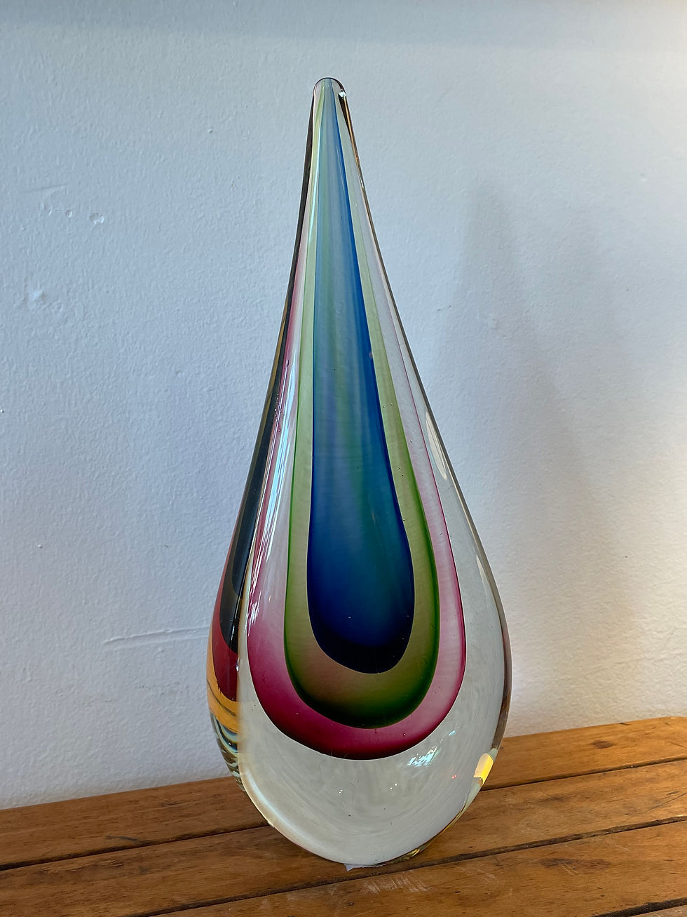 Thumbnail: Multi Colored ' Murano' Sculpture