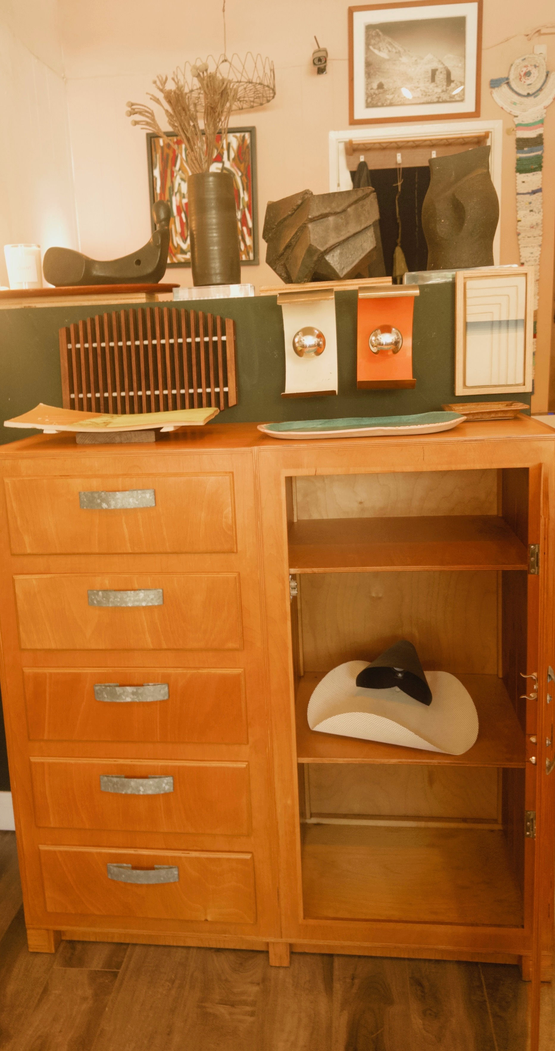 1950's Plywood Cabinet