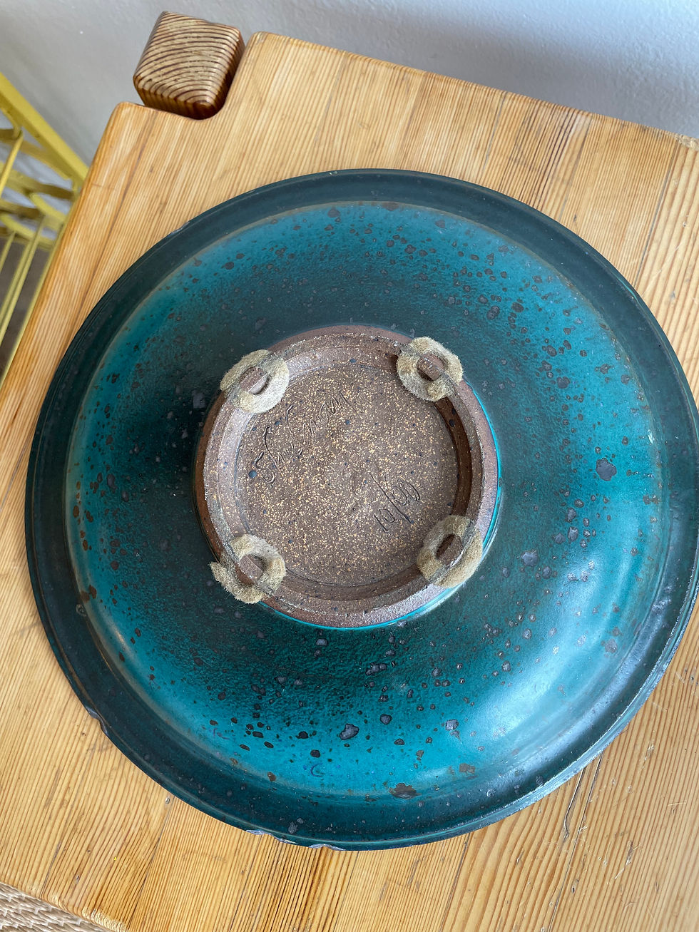 Thumbnail: 1970's Blue Ceramic Studio Pottery