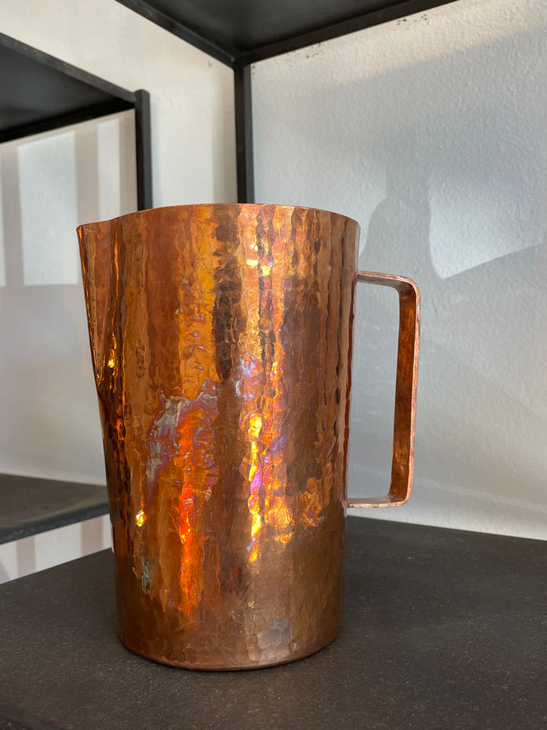 Thumbnail: Hand Hammered Copper Pitcher