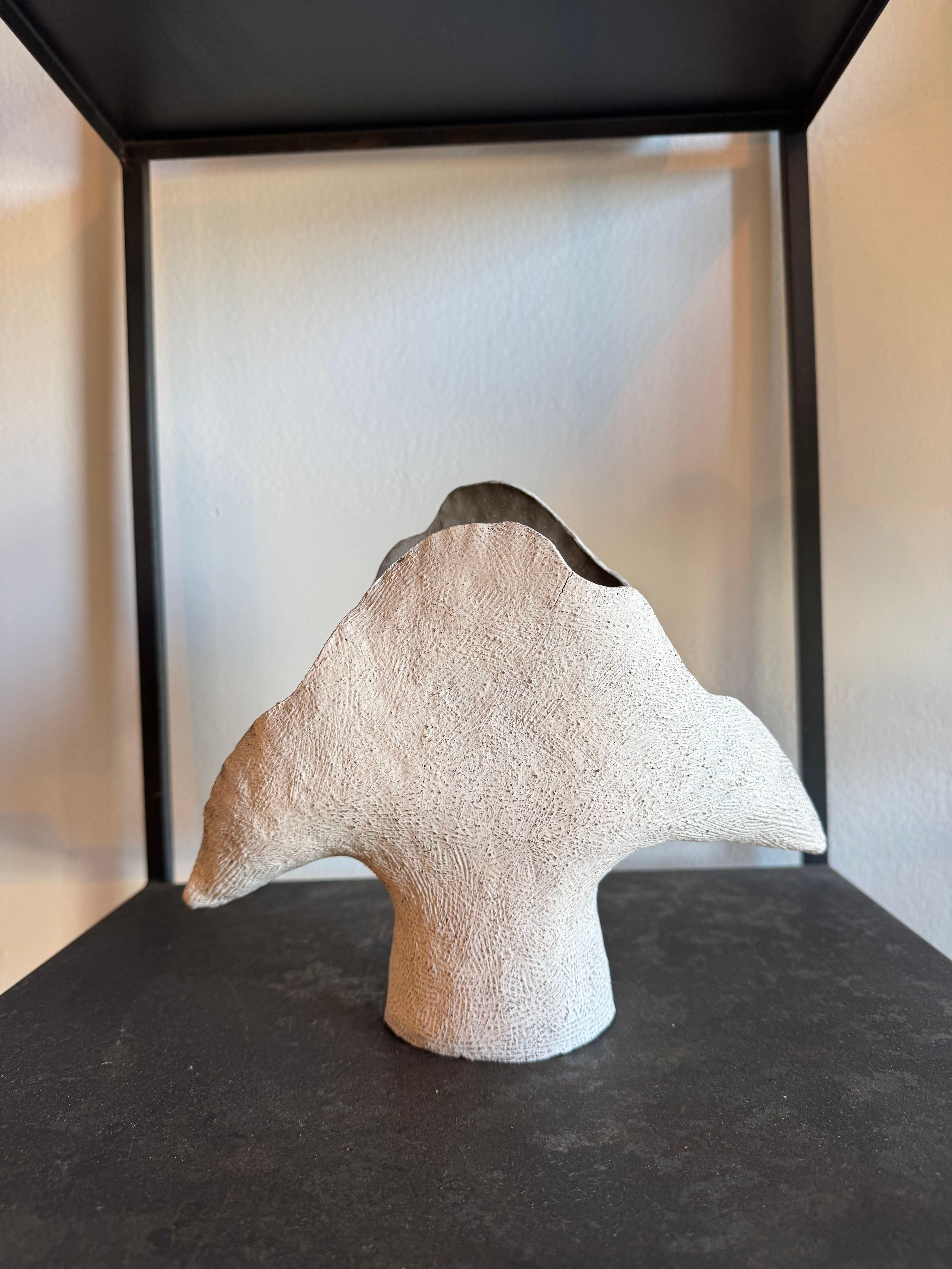 Leaf Sculpture in White