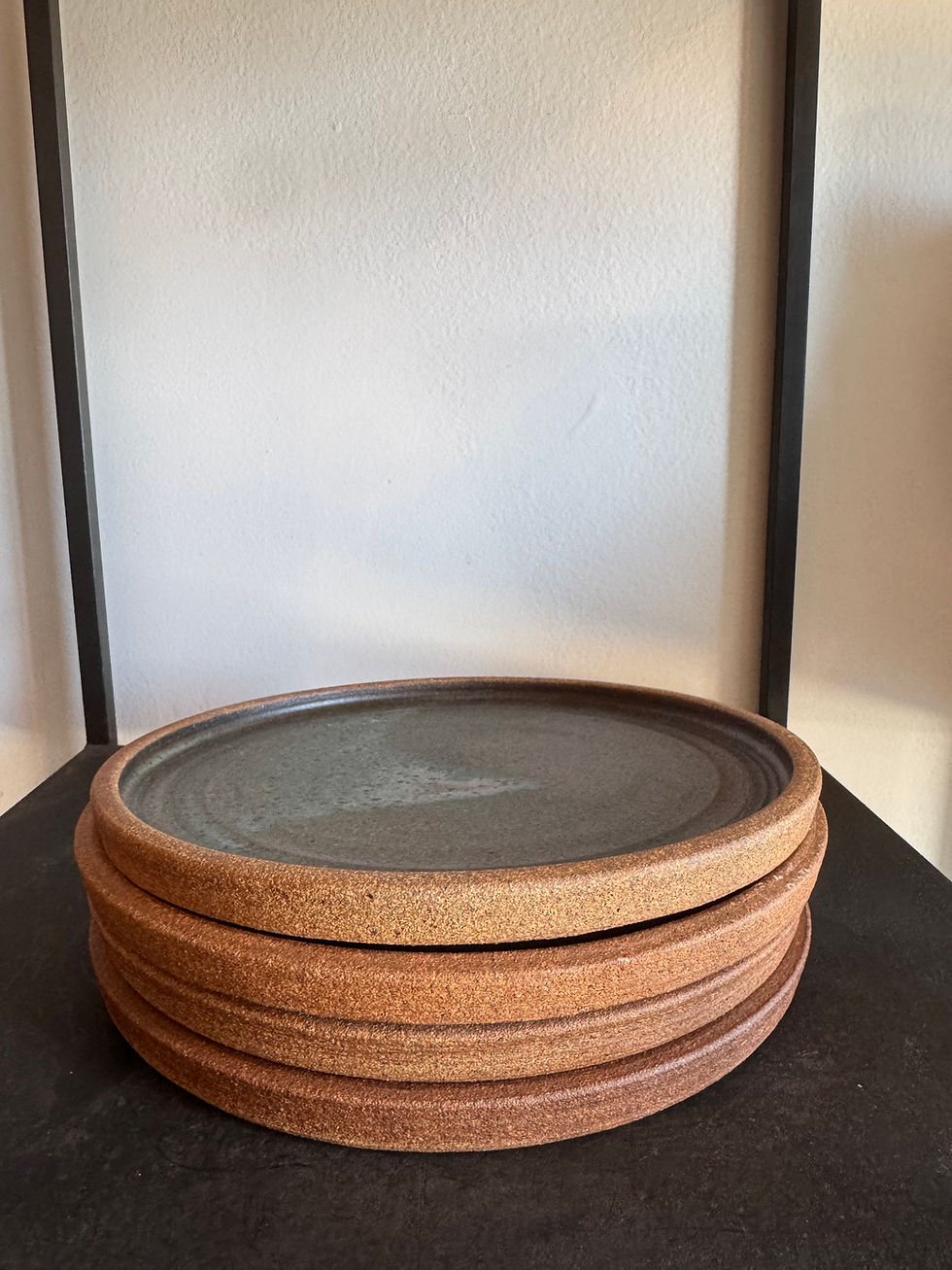 Thumbnail: 'Sea Blue' Low Rim Dinner Plate
