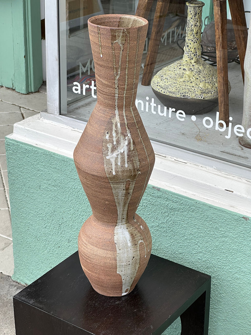 Thumbnail: Brown Tall Ceramic Vessell