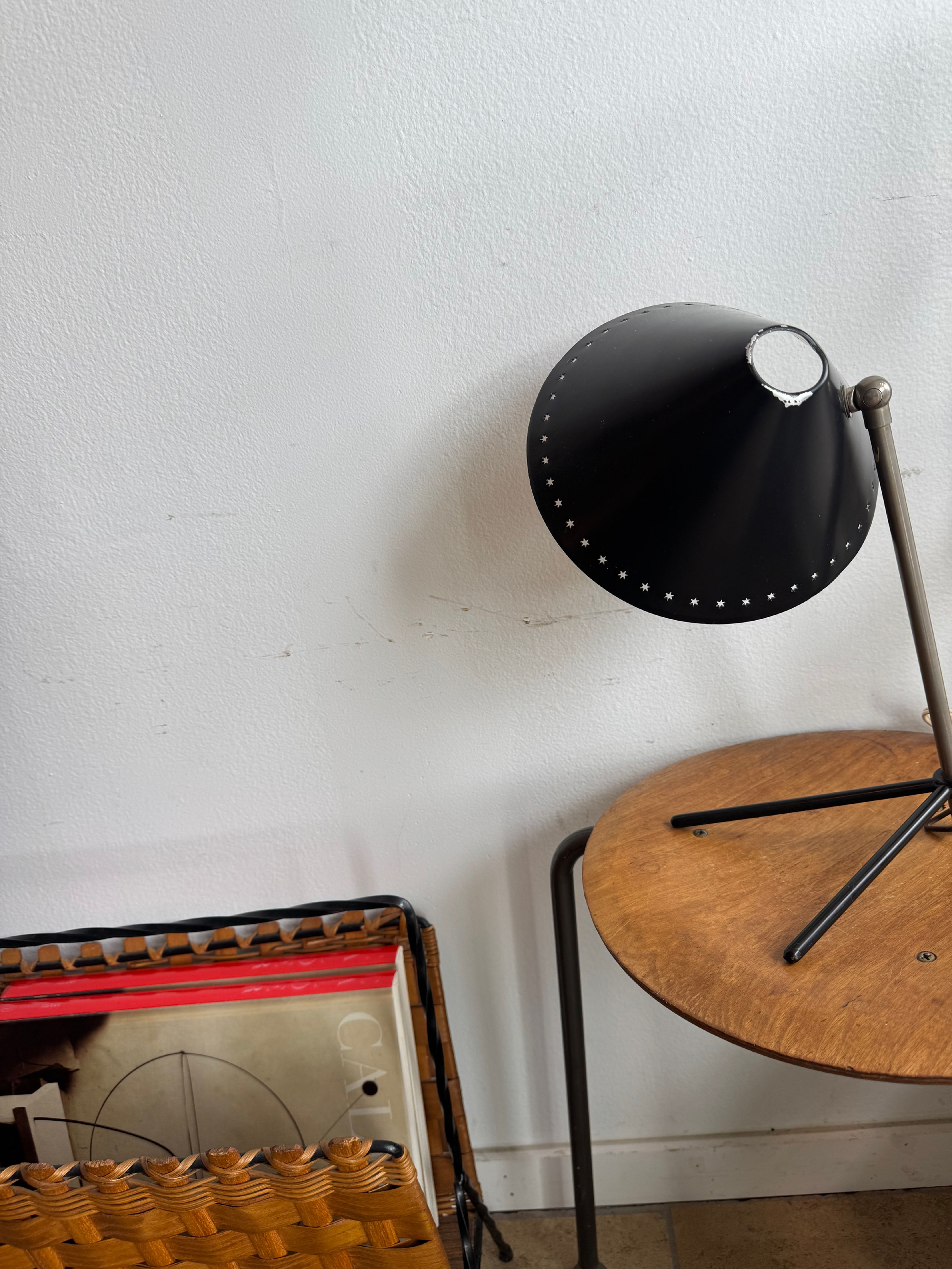 1950's Pinocchio Black Lamp