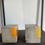 Thumbnail: Pair of Yellow & Orange Concrete Cubes