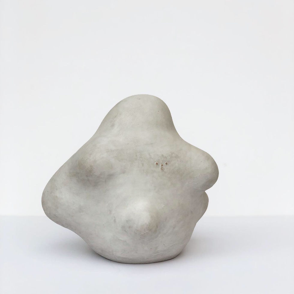 Thumbnail: Small White Cloud Blobby in Matt White
