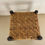 Thumbnail: Primitive Vintage Wooden/ Woven Stool