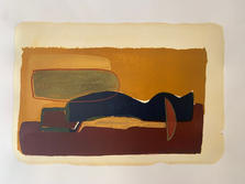 1/1 'under the sun', lithography print, mix media, 2021