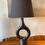 Thumbnail: Black Ceramic Table Lamp by Deborah Levin