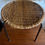 Thumbnail: 1950's Rattan/ Iron Stool in the style of Carl Auböck