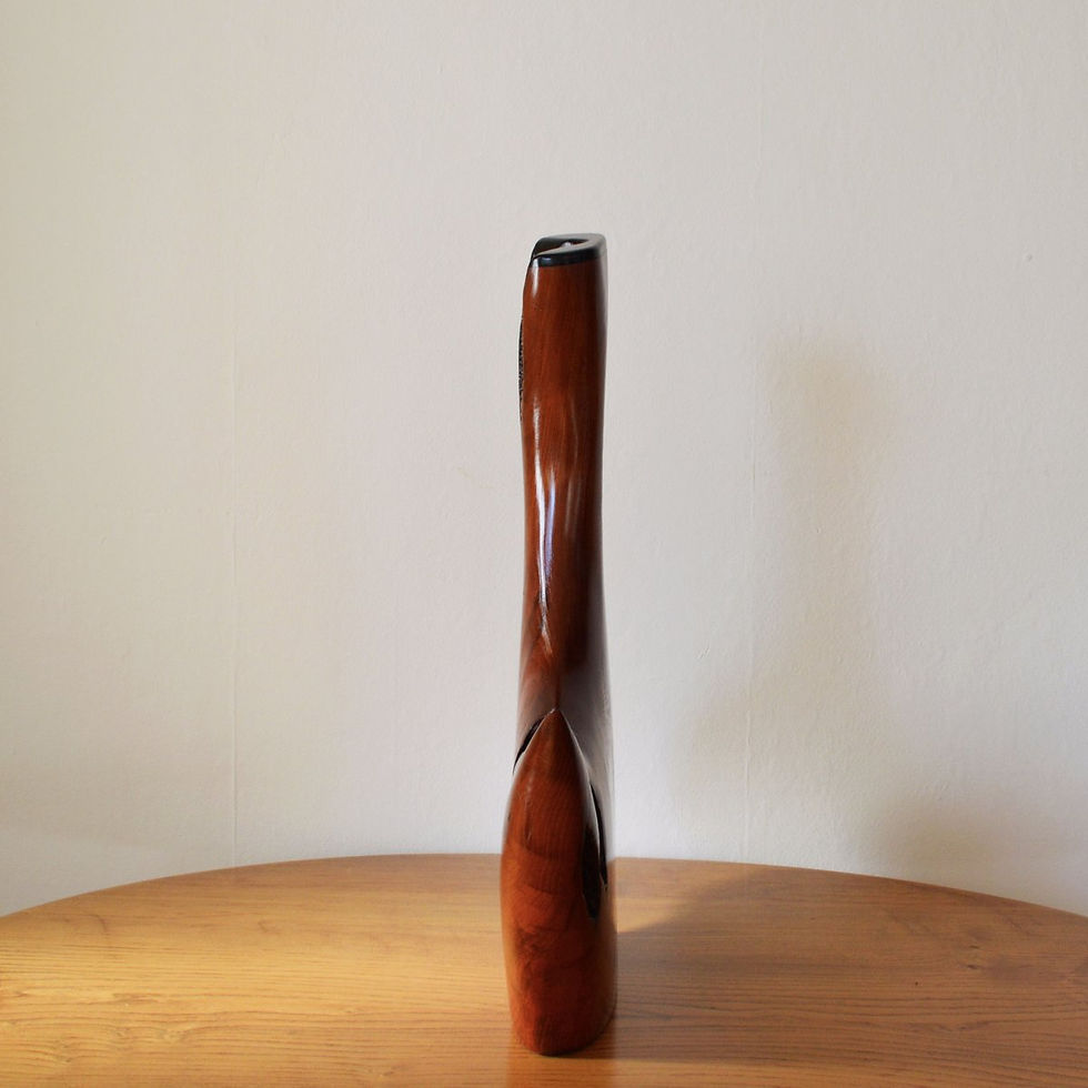 Thumbnail: Hand Carved Sculptural Bud Vase