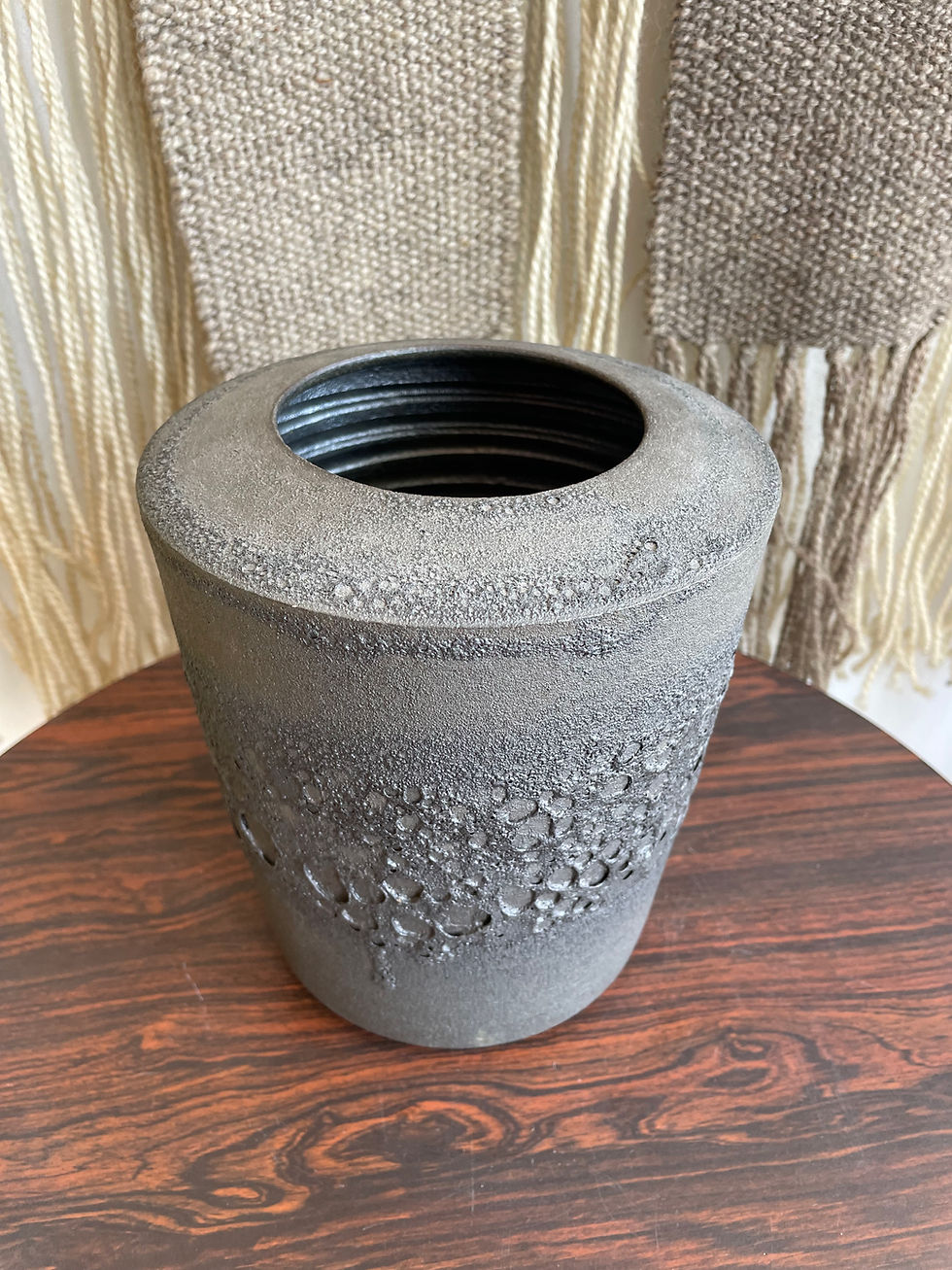 Thumbnail: Black Ceramic Planter/ Vessel